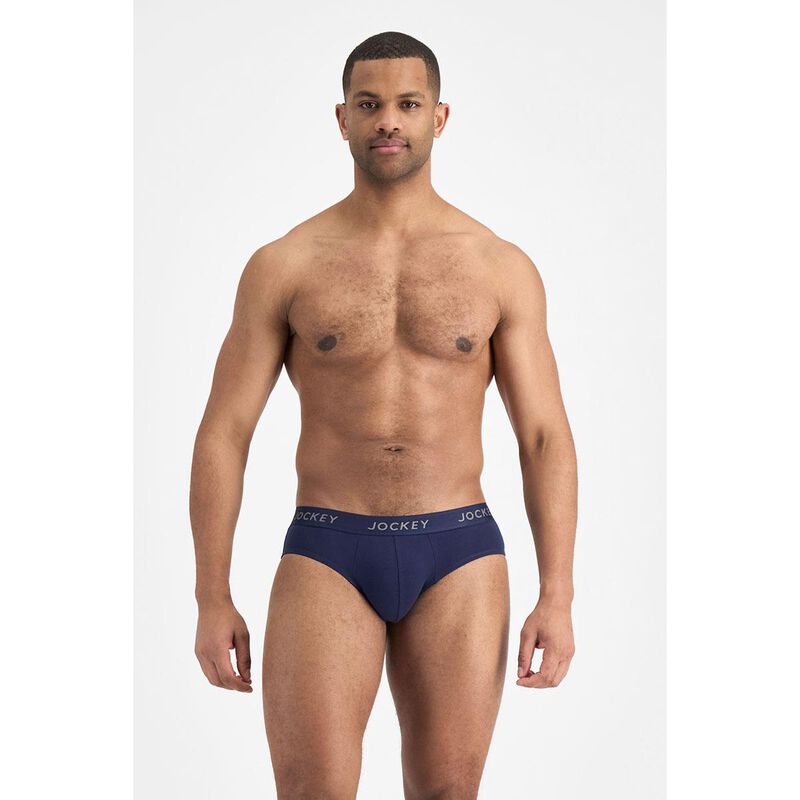Jockey Comfort Cotton Stripe Briefs (2 Pack) image number 3